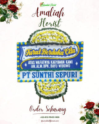 Papan Bunga Duka di Biak Utara