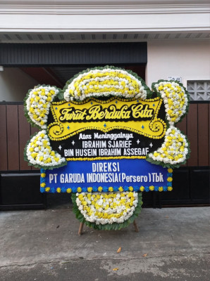 Papan Bunga Duka di Biak Utara