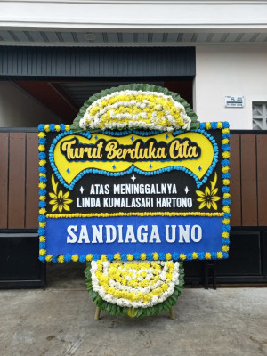 Papan Bunga Duka di Biak Utara